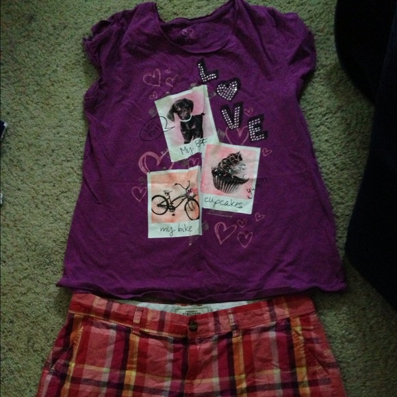 Sold!! $ Girls Plus bundle! Old Navy shorts and S