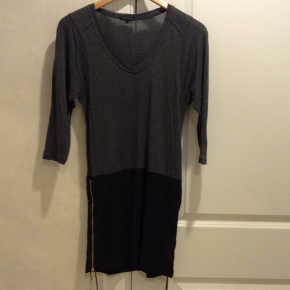 theory dress with side zipper bottom