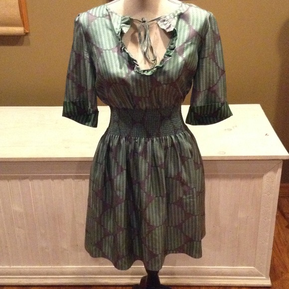 Lauren Moffatt size 8 100% silk - Picture 1 of 4
