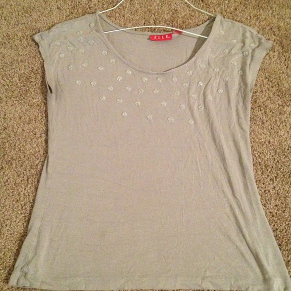 Gray Sparkly Shirt