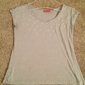 Gray Sparkly Shirt