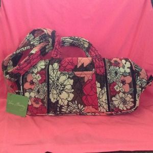 Vera Bradley Mocha Rouge Bag NWT