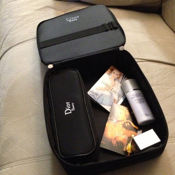 Dior Accessories Beauty Makeup Bag Case Perfume Gift Set Poshmark