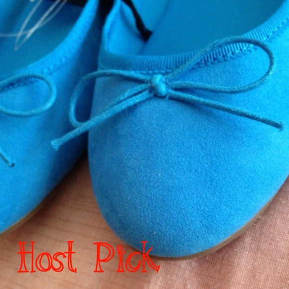 H&M Shoes - Blue flats and Orange Top