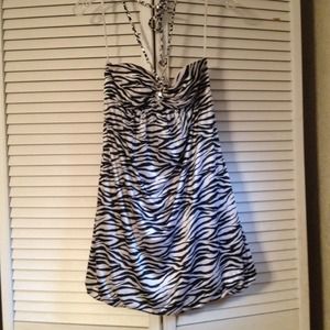 Sexy zebra dress