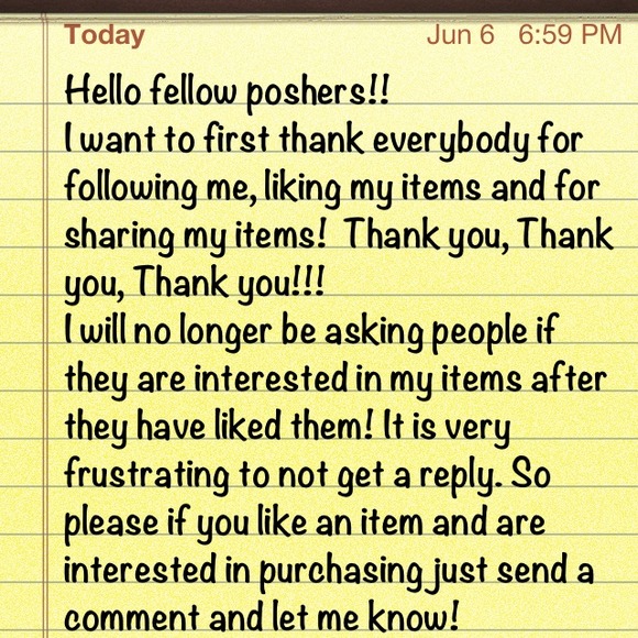 No longer asking if interested!!