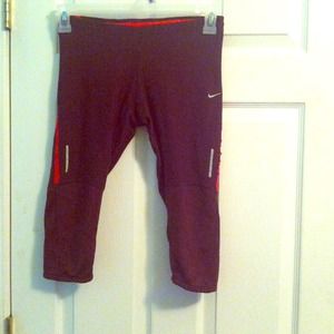 Nike dri-fit work out capris