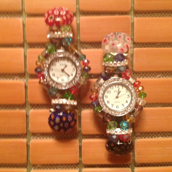 ⛔REDUCED🔻Beautiful Beaded Watch - Picture 2 of 3