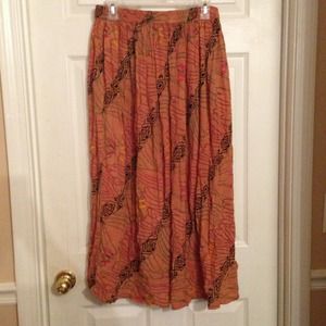 Tribal maxi skirt