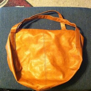 Sweet potato colored handbag
