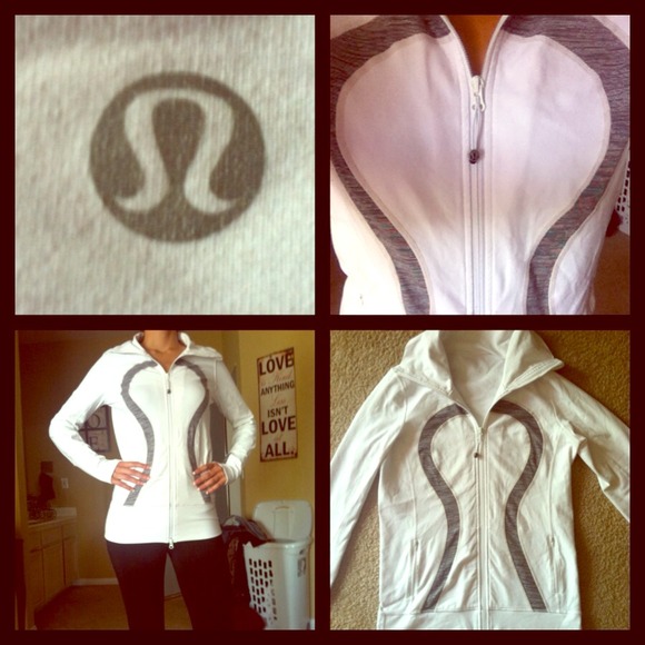 💢Sold💢 Lululemon White and Grey Jacket