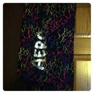 👣Traded👣 Aeropostale rainbow cheetah pants