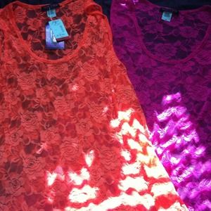 🚫🚫sold🚫🚫Lace tank tops