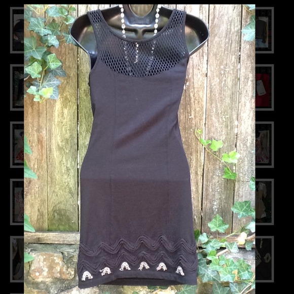 🙅SOLD @jaejaykambal NWT FREE PEOPLE Beaded Dress - Picture 4 of 4