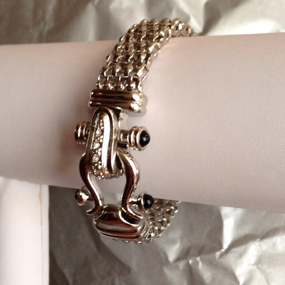 Be Seen Sales Jewelry - RESTOCKED*** Mesh Bracelet with Ornate Latch