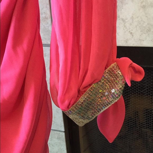 One-Shoulder Ruched Dress juniors M - Picture 3 of 4