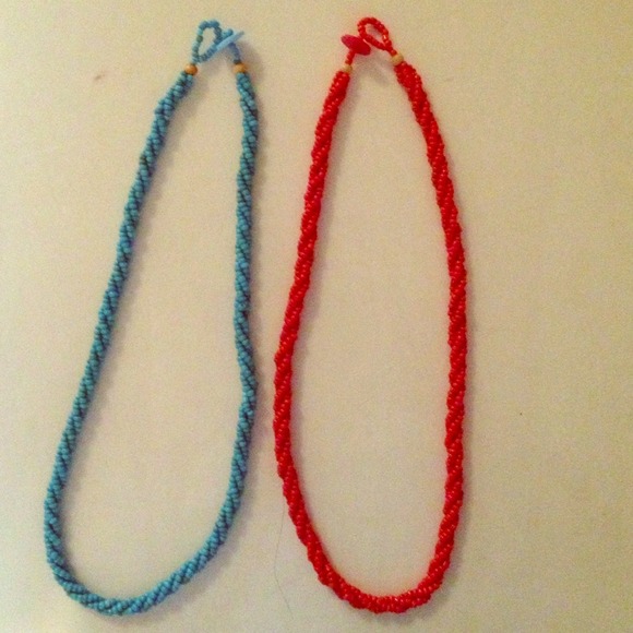 Two beaded necklaces