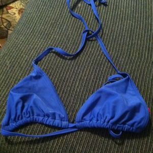 Blue bikini top from pink zone