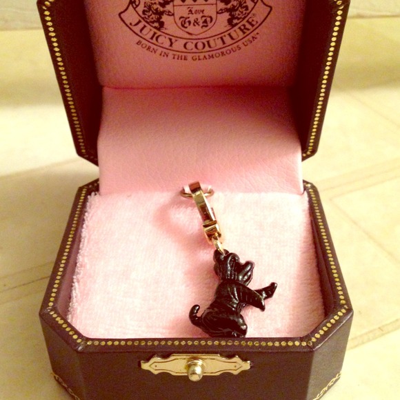 Juicy Couture gold Yorkie charm