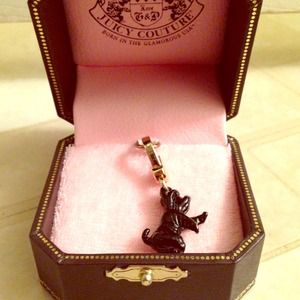 Juicy Couture gold Yorkie charm