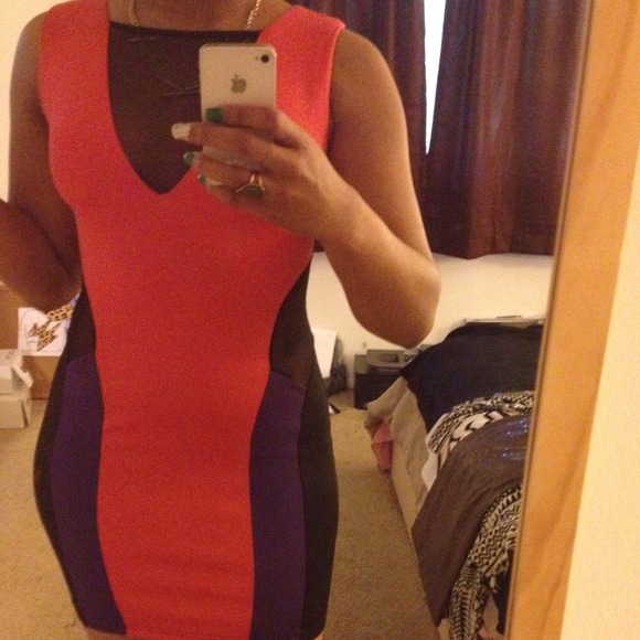 Cute color block dress