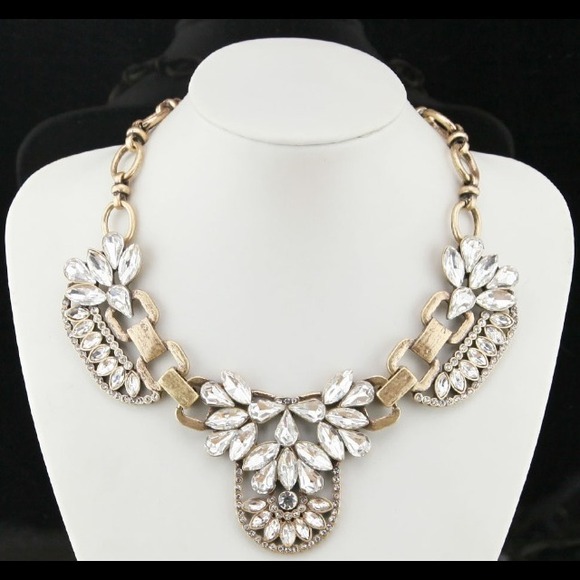 J. Crew cluster bib necklace