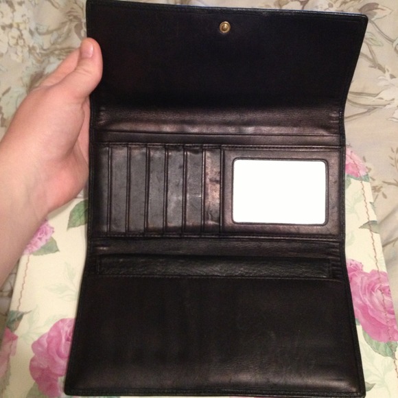 black coach wallets