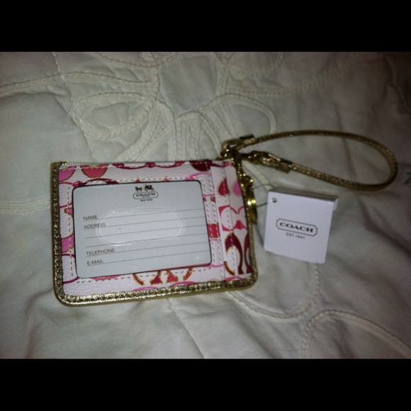 Authentic Coach Wristlet wallet
