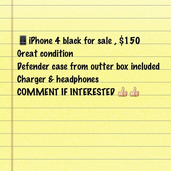 iPhone 4 black - Picture 1 of 1