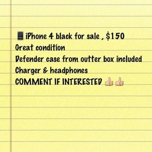 iPhone 4 black