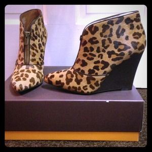 Size 7 leopard booties