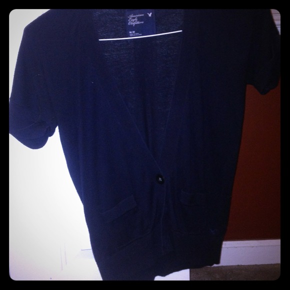 Navy blue cardigan