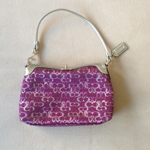 Purple Coach handbag!!