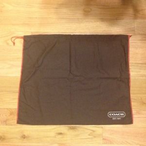 LARGE coach dust bag size 19 x 23 inches