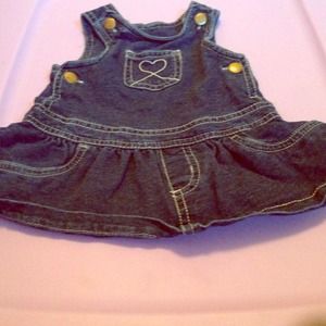 Baby denim jumper 💗
