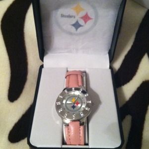 Pink NFL Ladies Watch