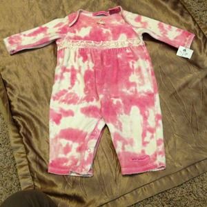 Betsey Johnson tie die romper 3-6 mo