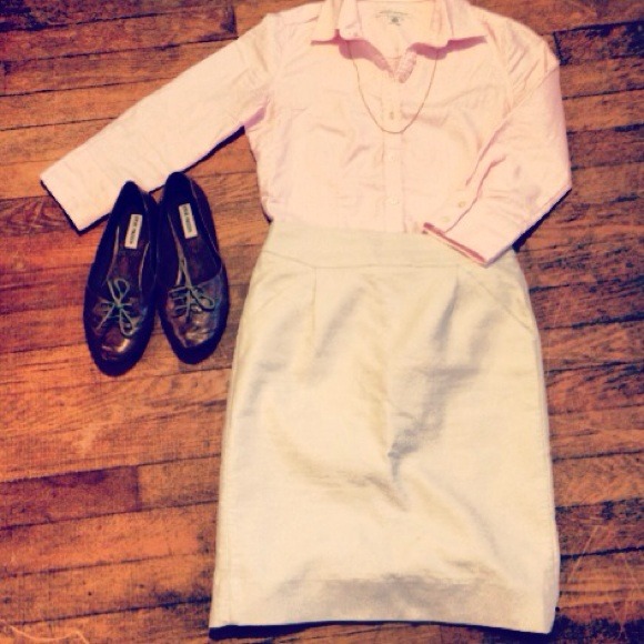 SOLD!! J. Crew Pencil Skirt - Tan