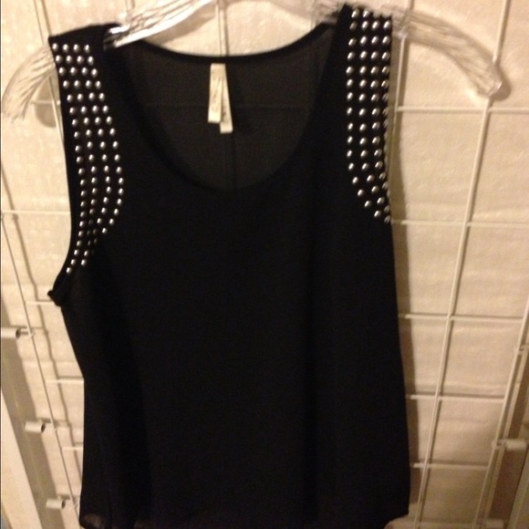 Black sheer top, see through - Picture 1 of 2