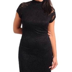 Black beautiful lace dress$hold$