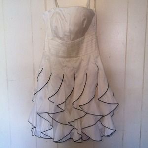 Withe and black dress