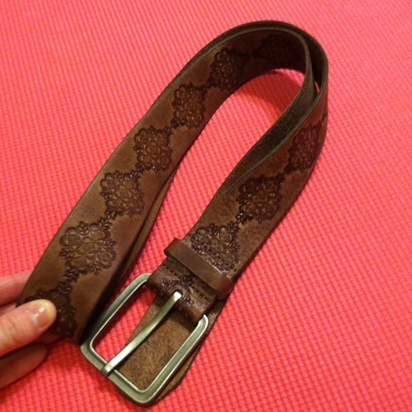 Leather American Eagle Belt