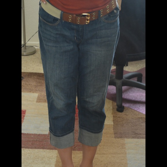 SOLD Banana Republic Cropped Blue Jeans