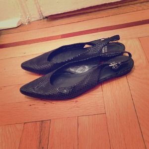 REDUCED Stuart Weitzman black slingbacks SIZE 7