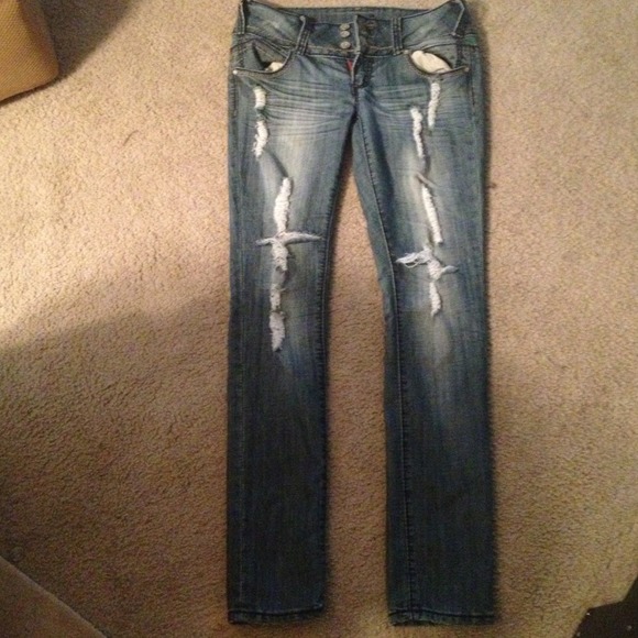 Low rise jeans