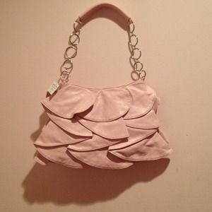 Light Pink Faux Leather Purse