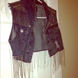 Unique Denim Vest