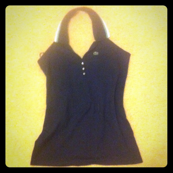 Lacoste tank authentic. Hauler top. With collar - Picture 1 of 3