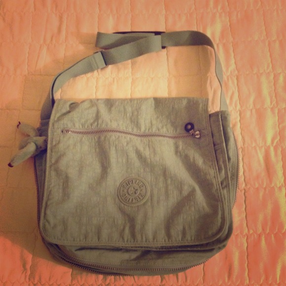 Big Blue Kipling Over-the-Shoulder Bag