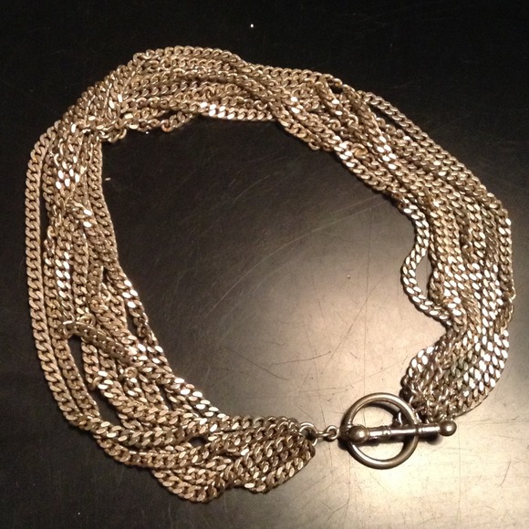 WICKED HEAVY SILVERTONE NECKLACE
